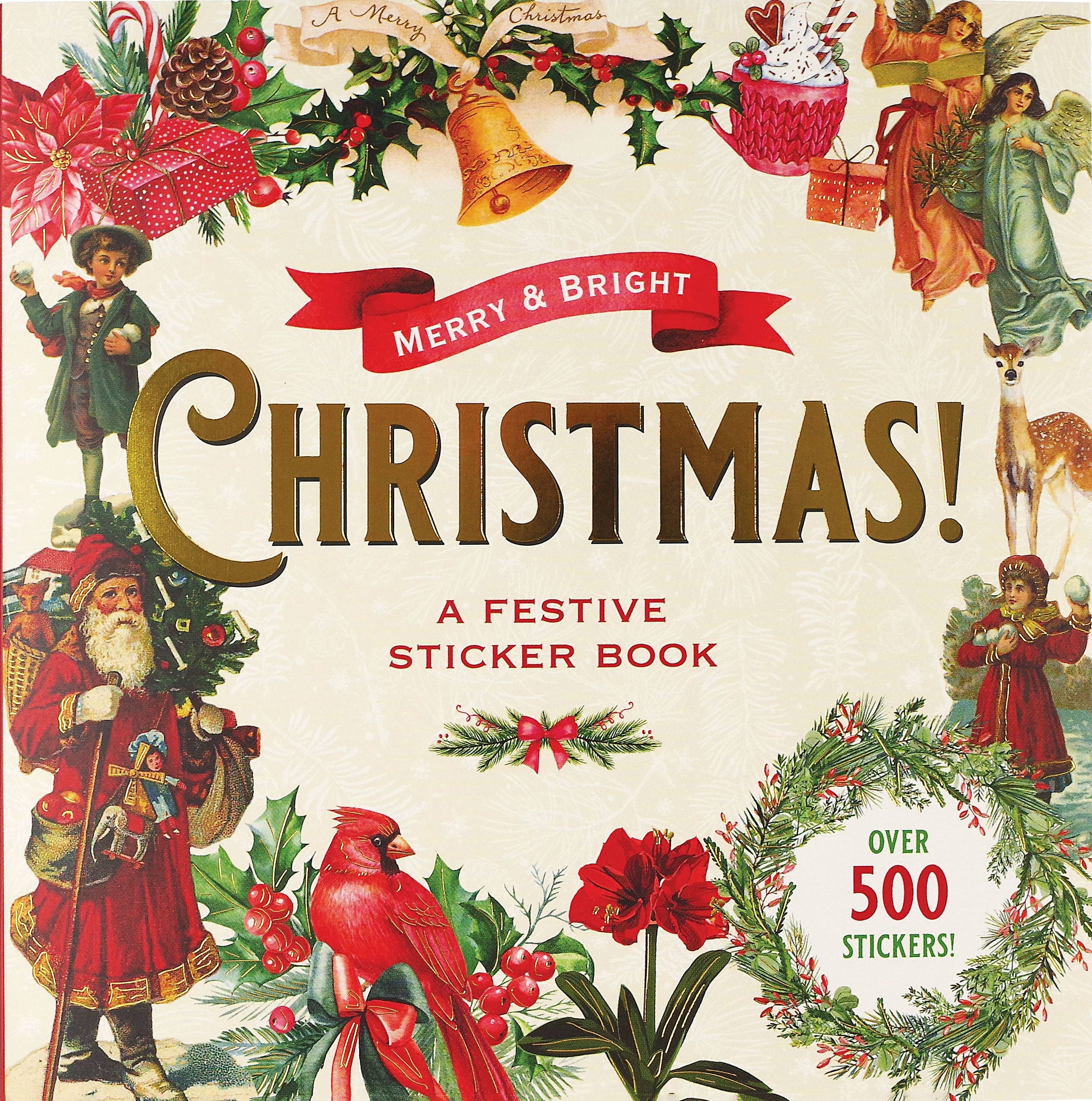 Peter Pauper Press - Merry & Bright Christmas! A Festive Sticker Book