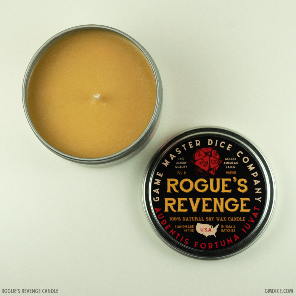 Game Master Dice - Rogue's Revenge Gaming Candle