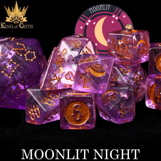 Moonlit Night - 12 Dice Set