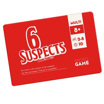 Asmodee: 6 Suspects Card Game