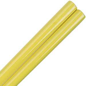 Yellow Glossy Painted Japanese Style Chopsticks