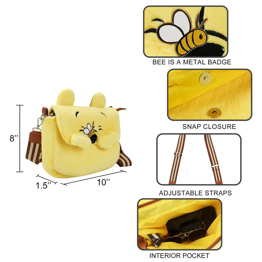 Bioworld Merchandising - Disney Winnie The Pooh Plush Crossbody