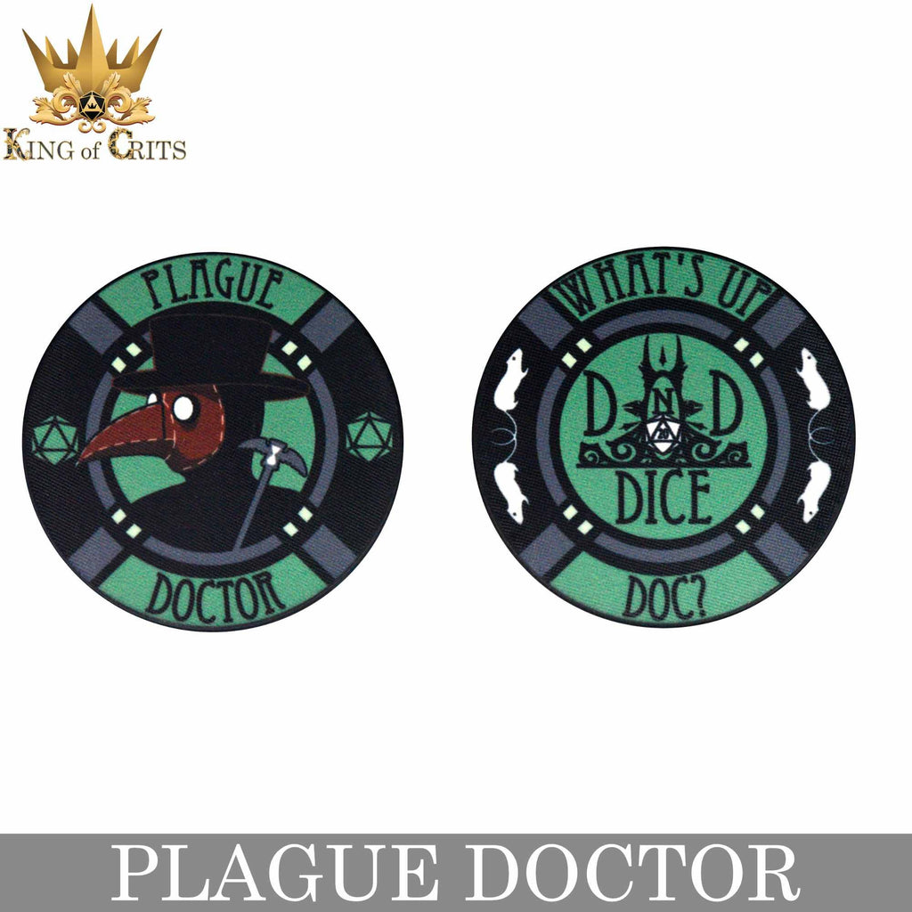 DNDDICE.COM - Plague Doctor - 11 Dice Set