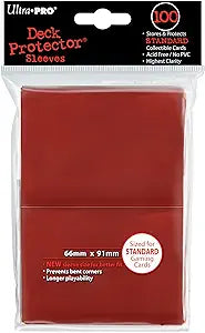 Deck Protector Pack: Red 100ct