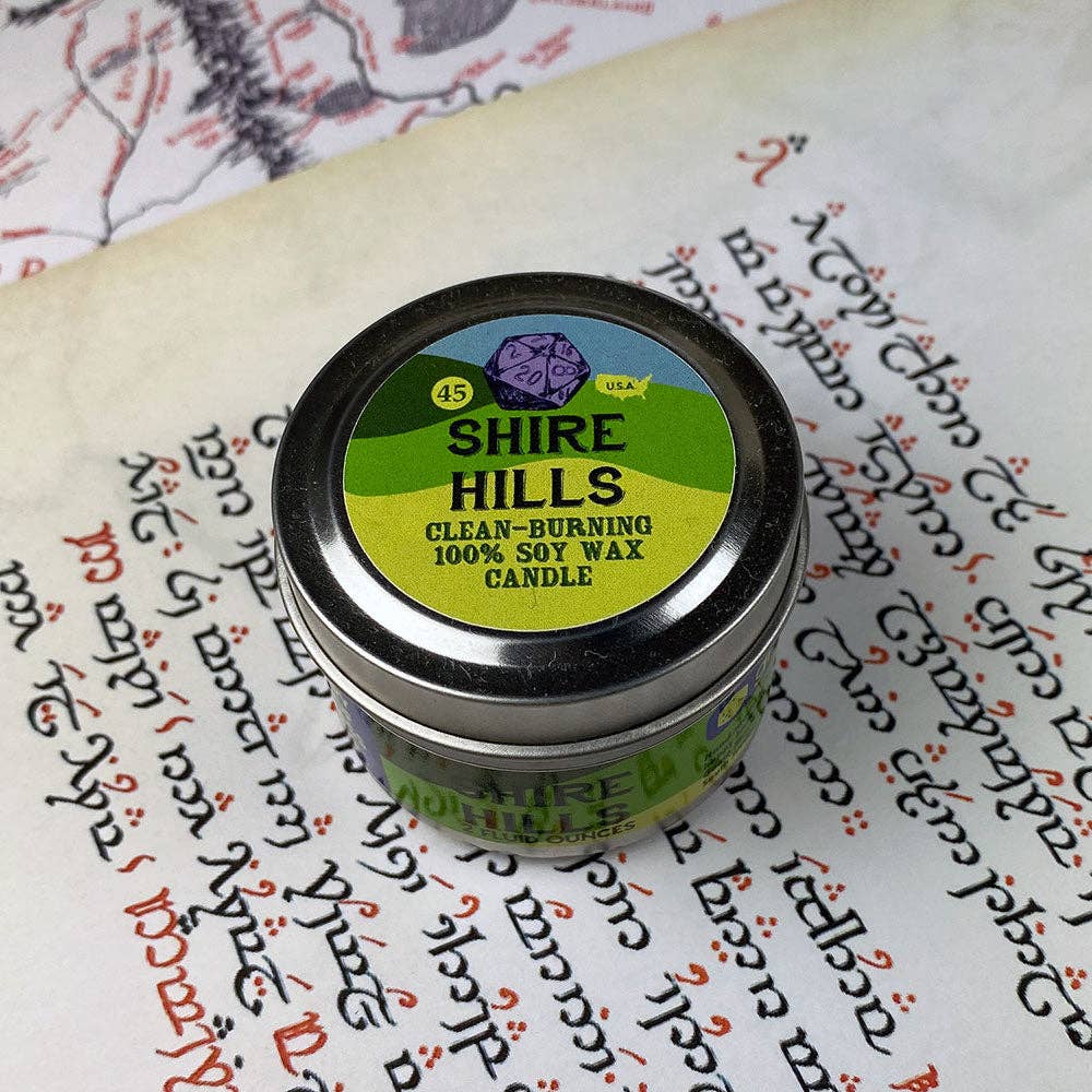 Game Master Dice - Shire Hills Candle