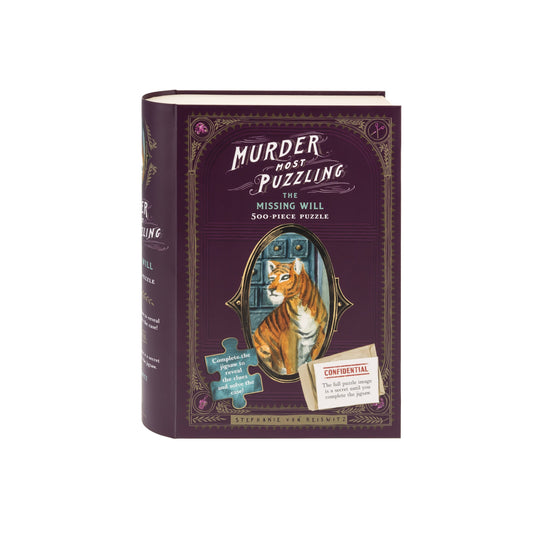 Chronicle Books - Murder Most Puzzling: The Missing Will 500-Piece Puzzle