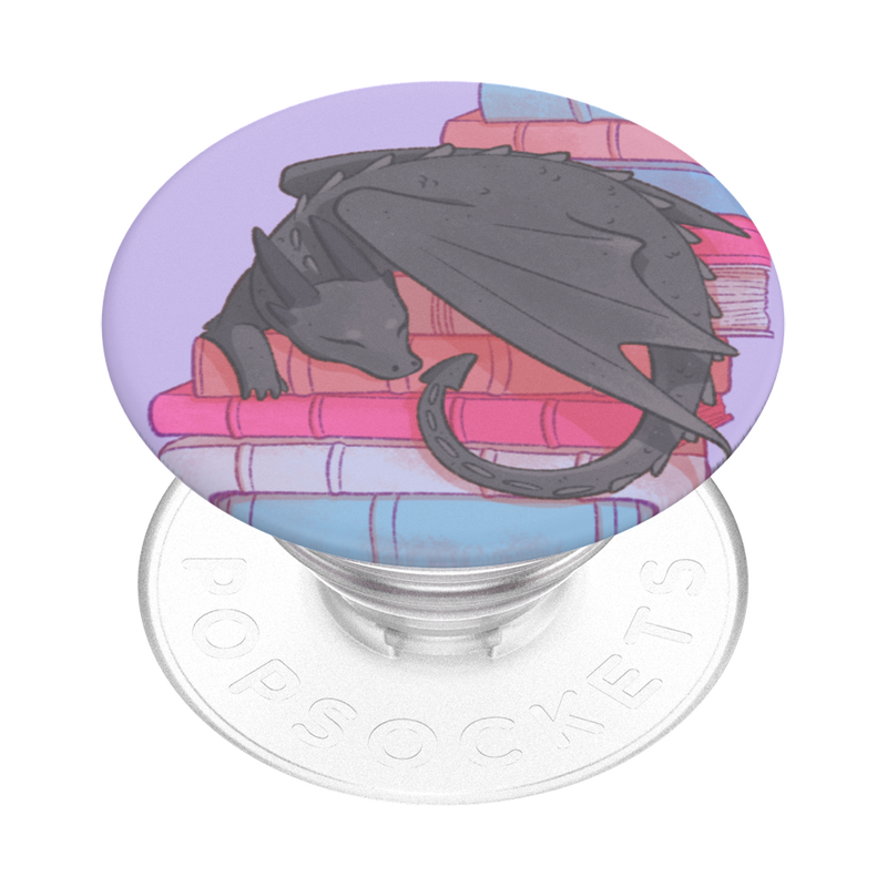 PopSockets - PopSockets Plant Curled Up With A Good Book Clear