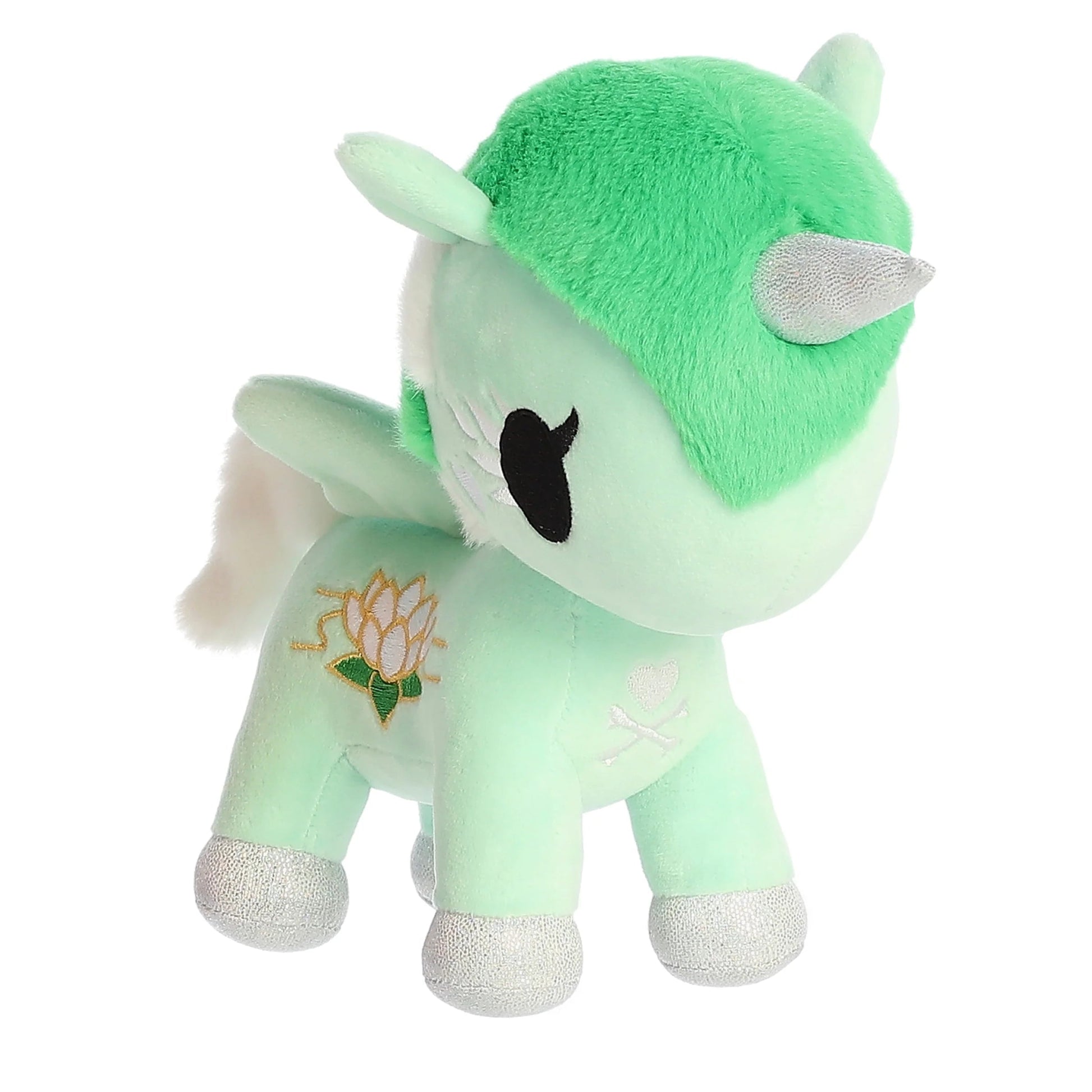 7.5" FLOWER POWER - WATER LILY UNICORNO - #shop_name AuroraPlush