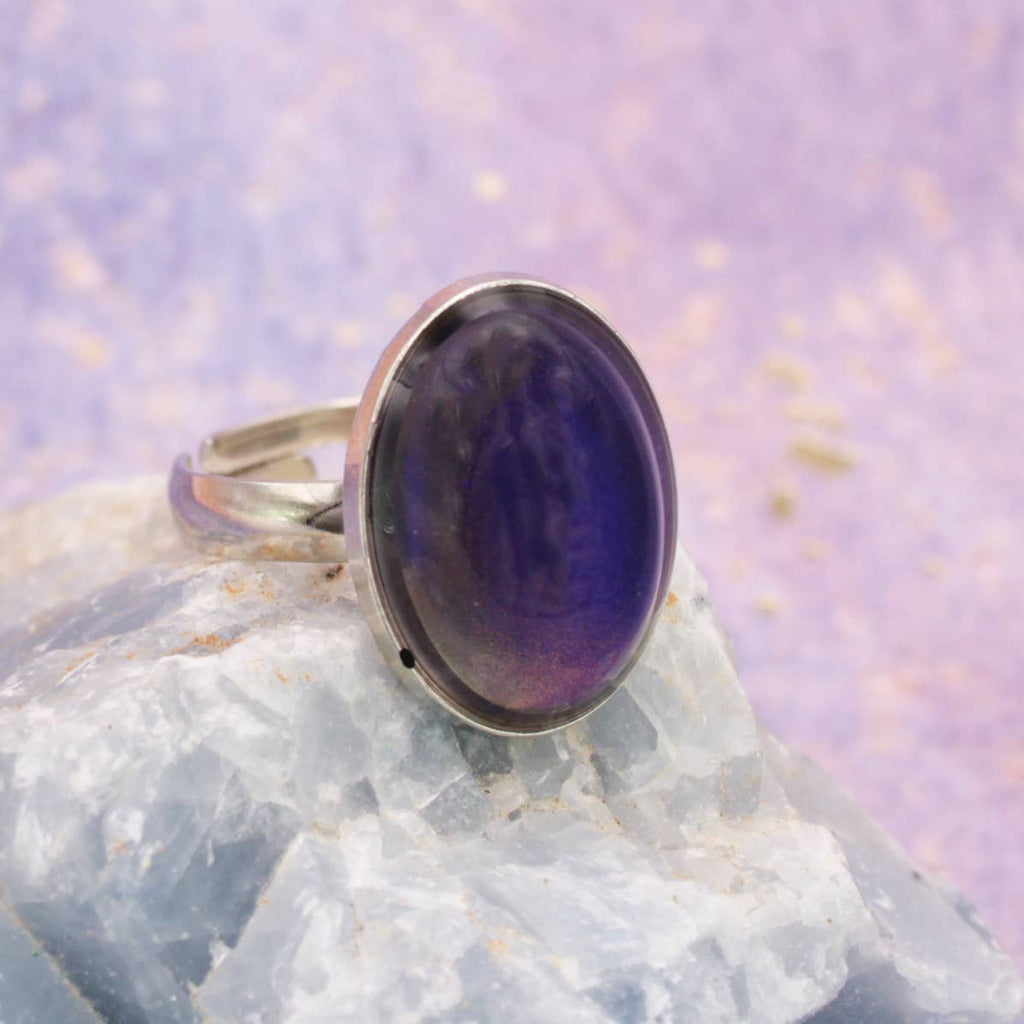 ZAD - Adjustable Oval Mood Ring