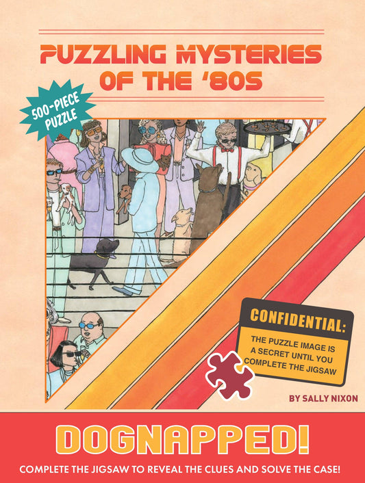 Chronicle Books - Mysteries of the 80s Dognapped! 500-Piece Puzzle