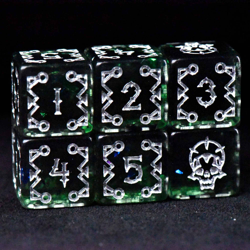 DNDDICE.COM - Crypt of the Necromancer 11 Dice Set