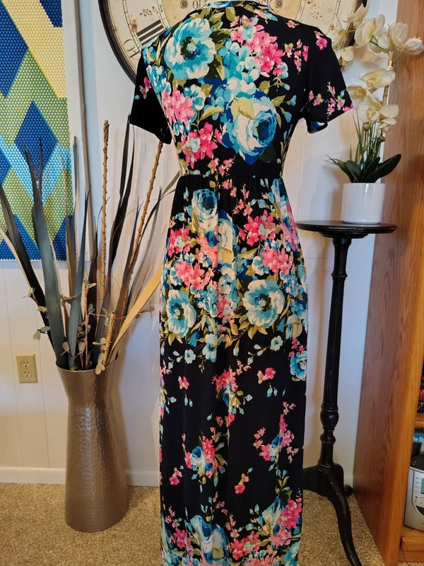 Filly Flair Floral Maxi Dress | Small