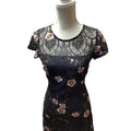 Lucyparis Black Floral Dress Size XS