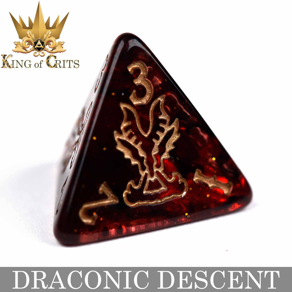 DNDDICE.COM - Draconic Descent - 11 Dice Set