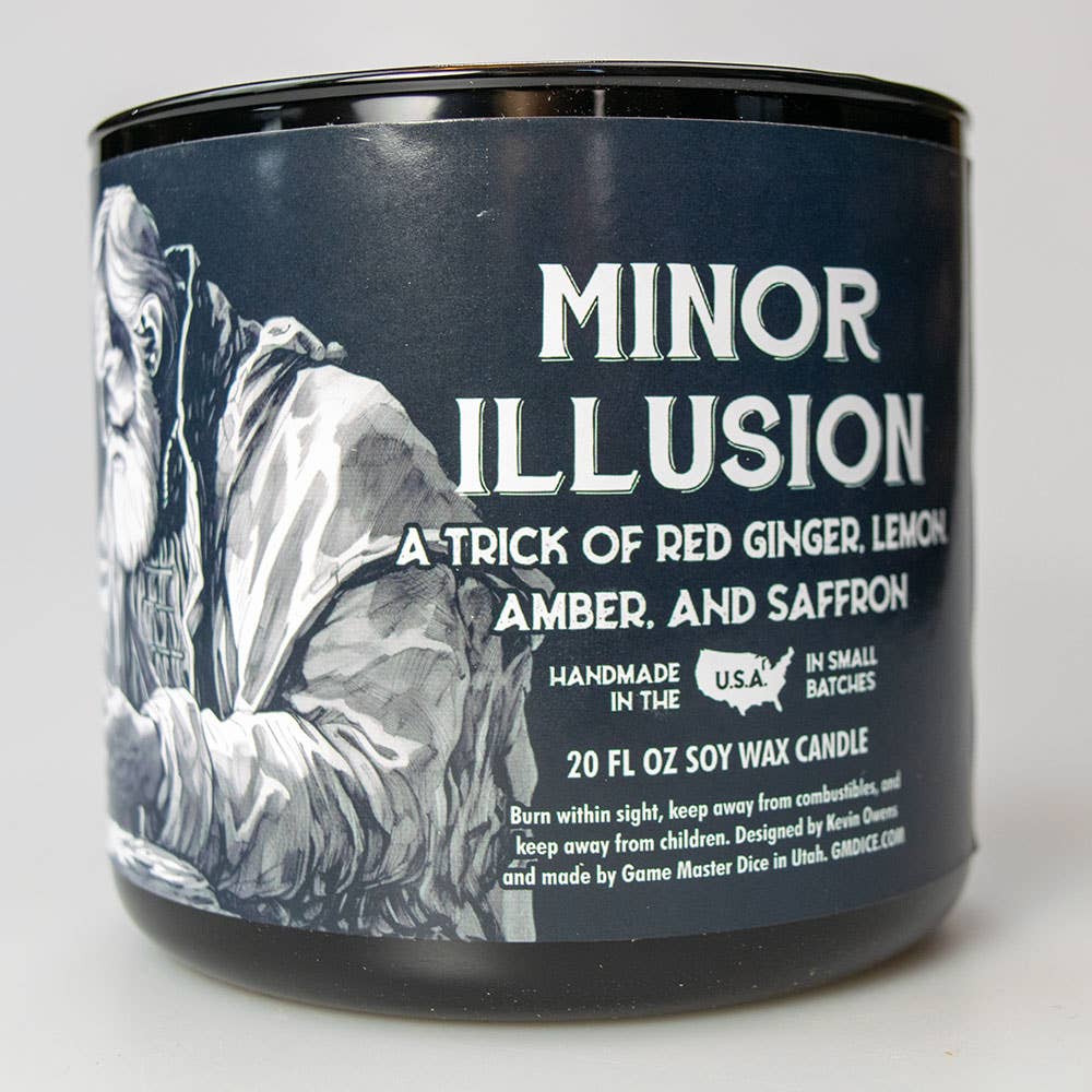 Game Master Dice - Minor Illusion Gaming Candle