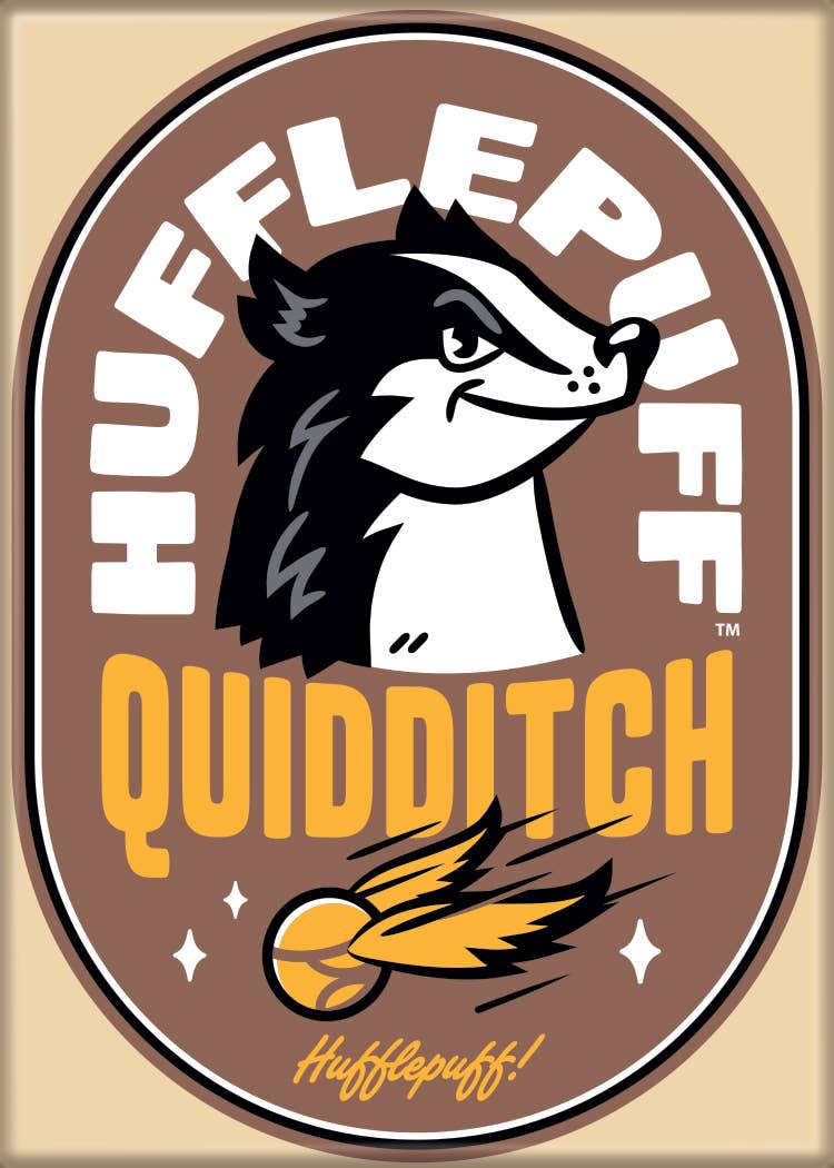 Ata-Boy - Harry Potter Hufflepuff Quidditch Stamp Magnet