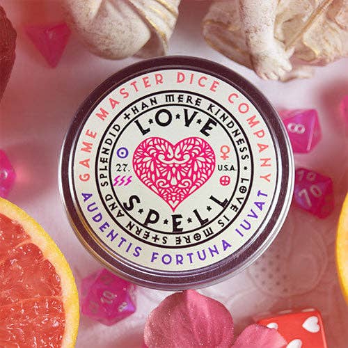 Game Master Dice - Love Spell Gaming Candle