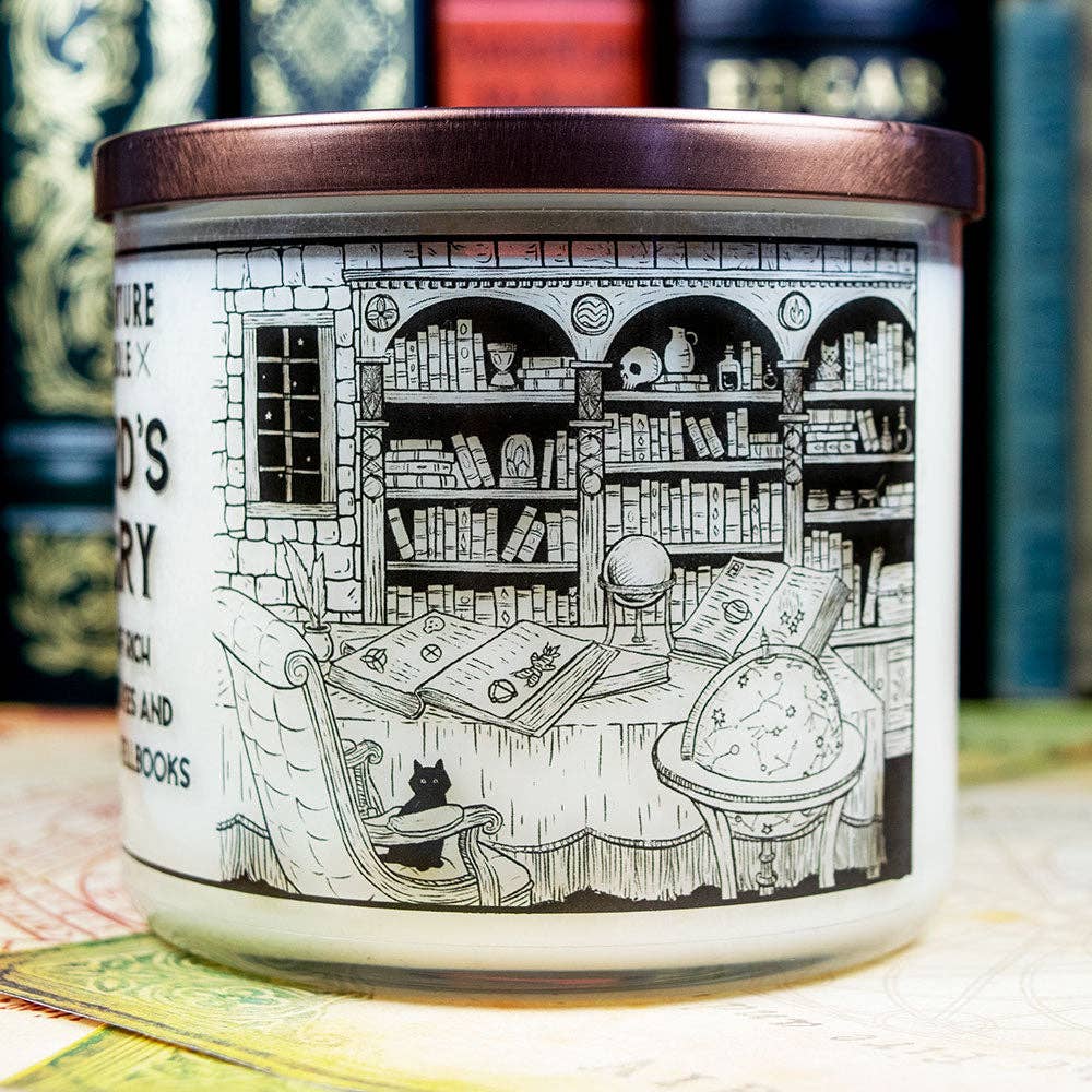 Game Master Dice - Wizard's Library Gaming Candle