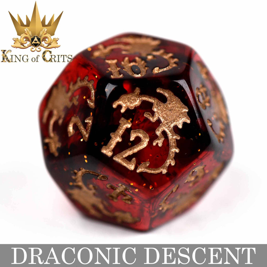 DNDDICE.COM - Draconic Descent - 11 Dice Set