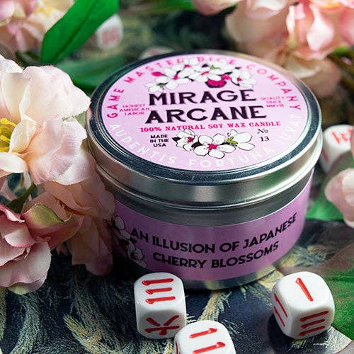 Game Master Dice - Mirage Arcane Gaming Candle
