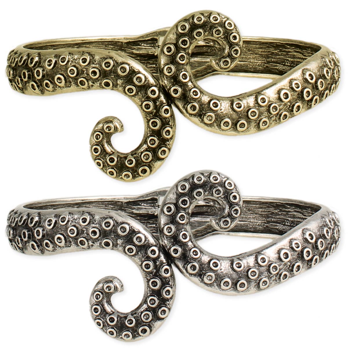ZAD - From the Deep Octopus Tentacle Cuff Bracelet