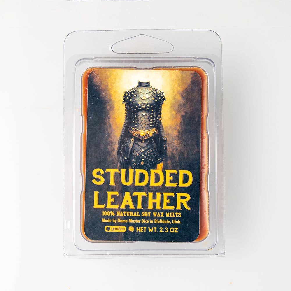 Game Master Dice - Studded Leather Gaming Candle