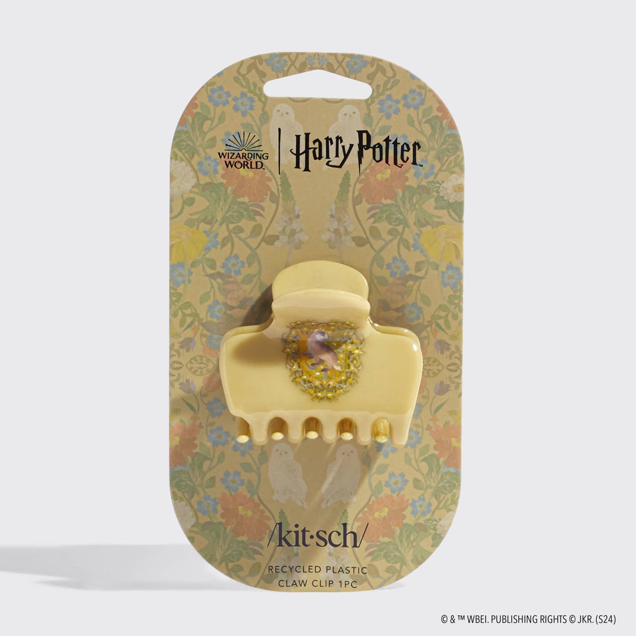 KITSCH - Harry Potter x Kitsch Recycled Cloud ClawClip 1pc-Hufflepuff