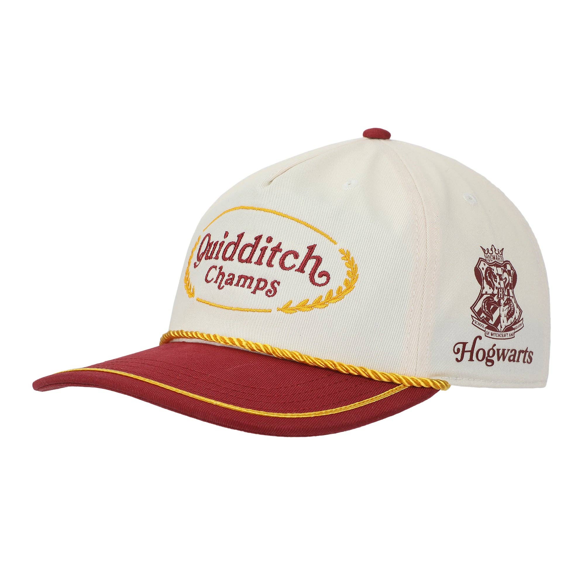 Bioworld Merchandising - Harry Potter Quidditch Champs Vintage Rope Curved Bill Snapback