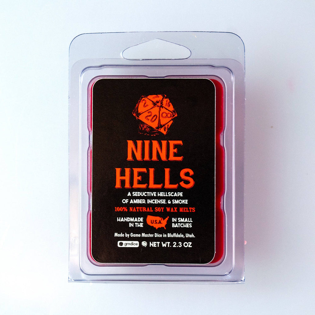 Game Master Dice - Nine Hells Gaming Candle