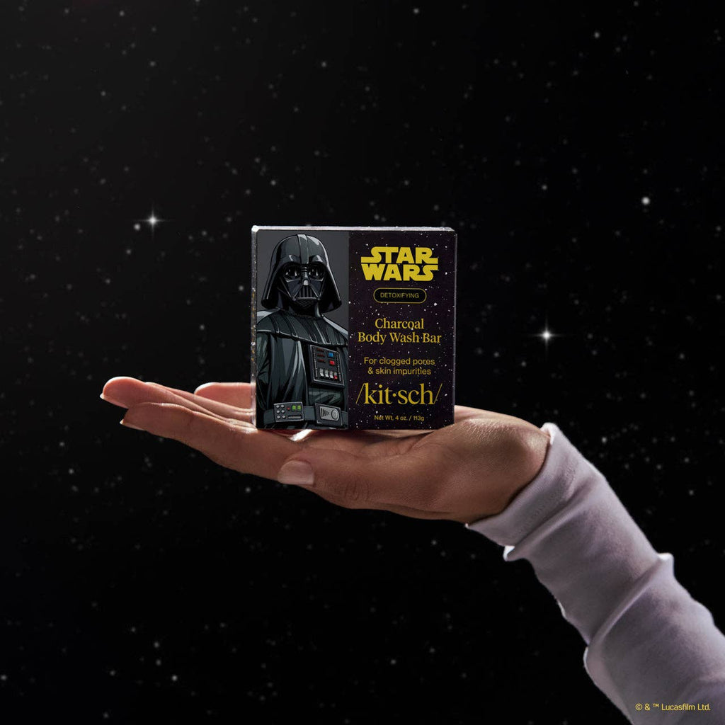 KITSCH - Star Wars™ & Kitsch Charcoal Detoxifying Solid Body Wash - Darth Detox