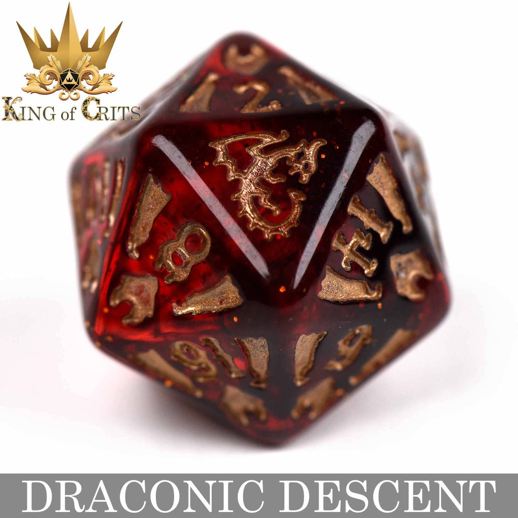 DNDDICE.COM - Draconic Descent - 11 Dice Set