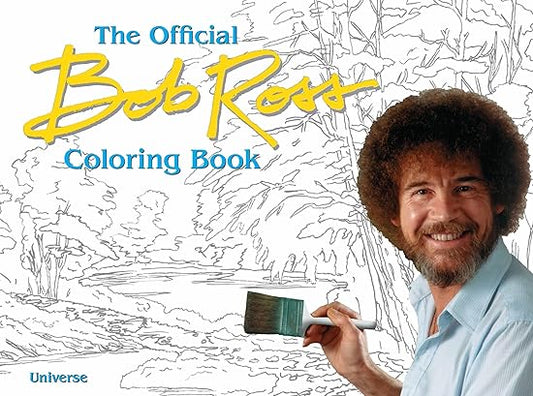 The Official Bob Ross coloring book