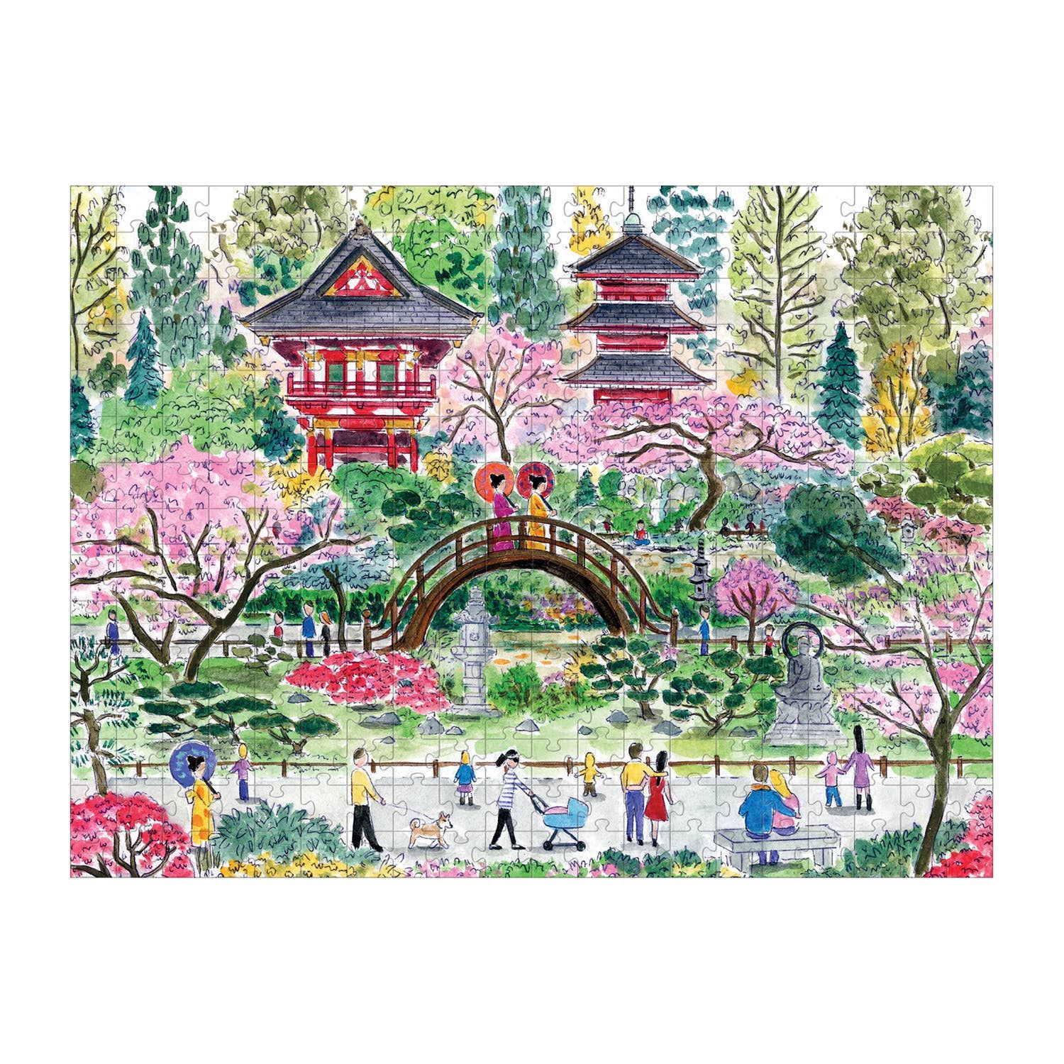 Chronicle Books - Michael Storrings Japanese Tea Garden 300 Piece Puzzle