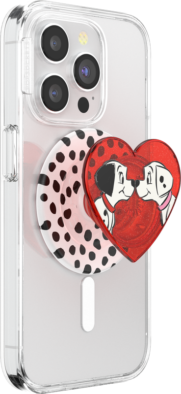PopSockets - PopSockets MagSafe Disney D Glitter Heart Two Cute