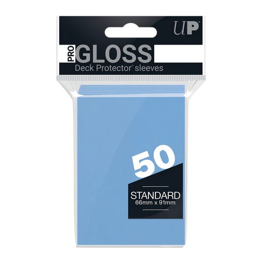 Deck Protector Pack: Light Blue Gloss 50ct