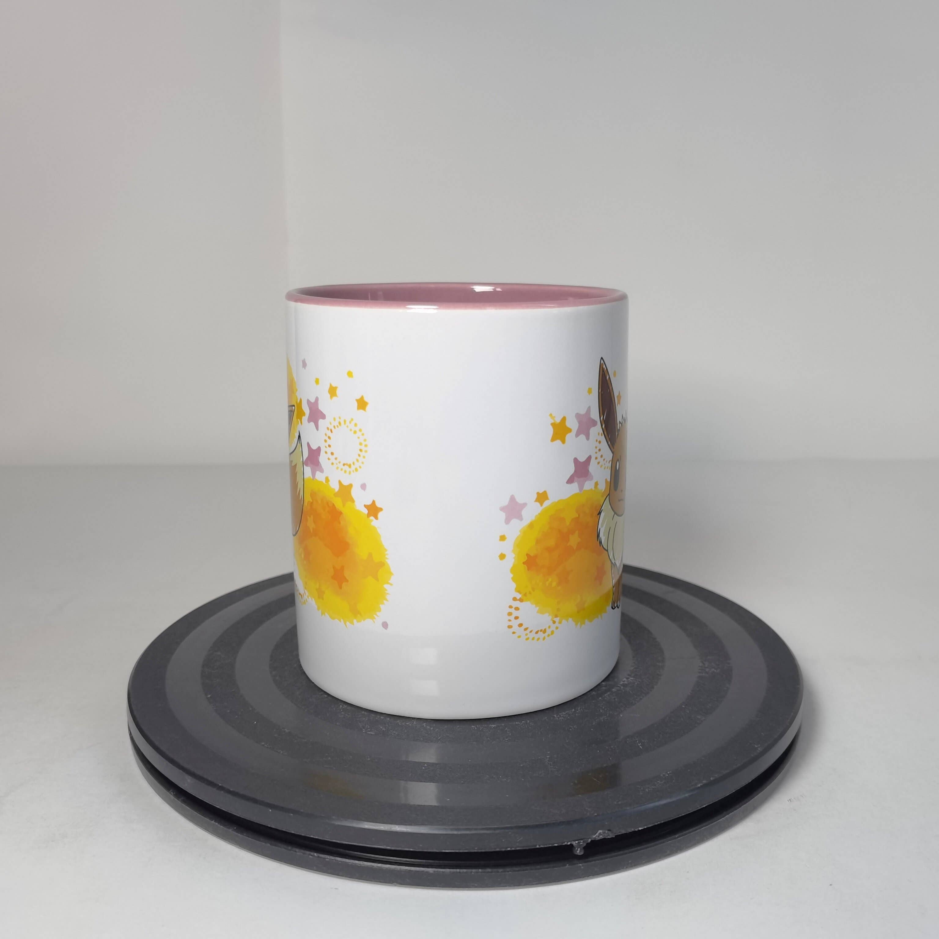 Silver Buffalo - Pokemon Eevee Star Splatter 20oz Ceramic Mug