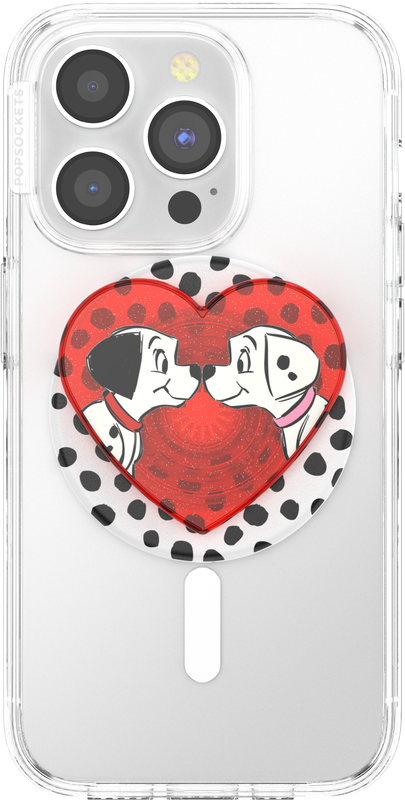 PopSockets - PopSockets MagSafe Disney D Glitter Heart Two Cute