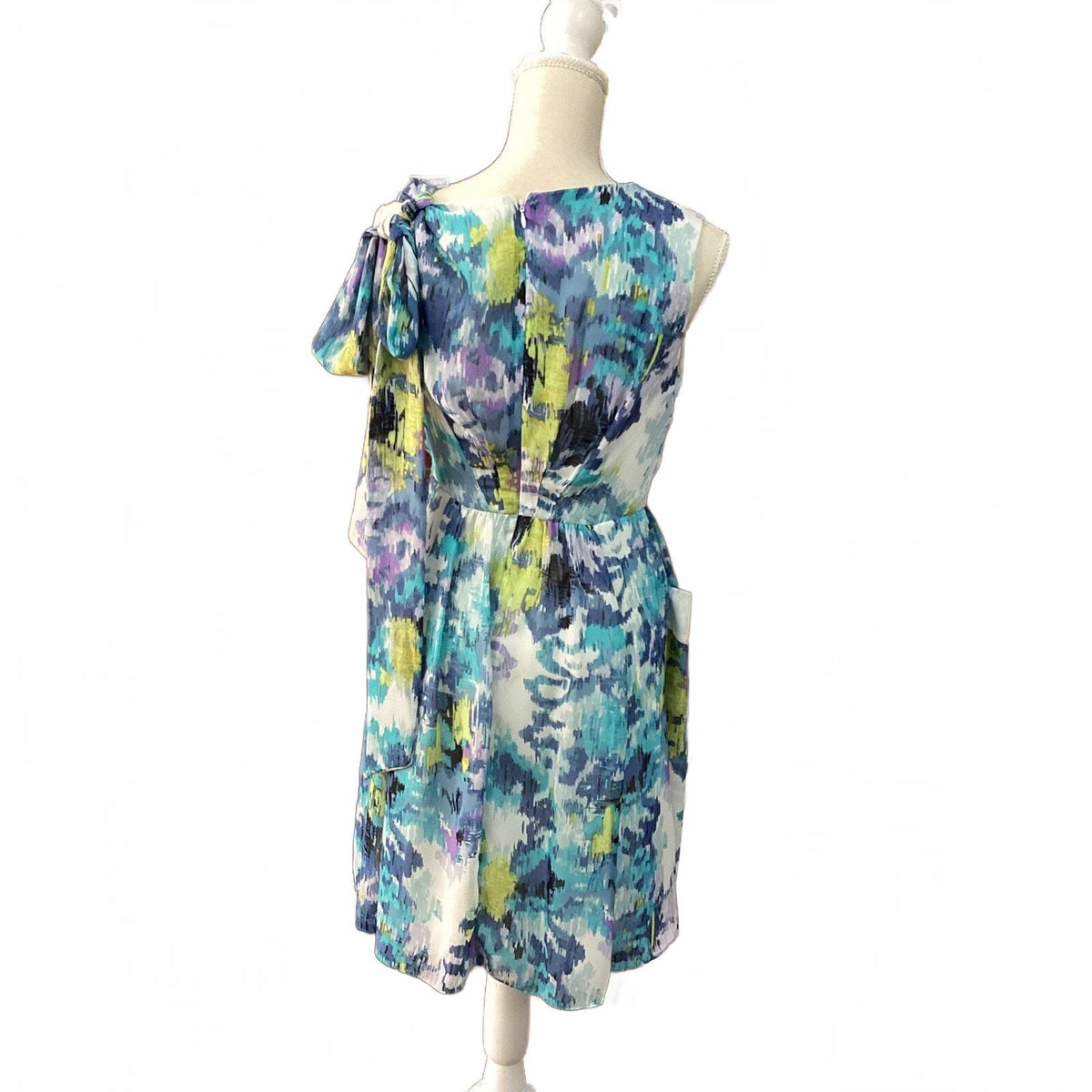 DressBarn: Multi-Colored watercolor Dress Size 4