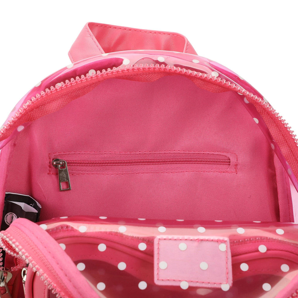 Bioworld Merchandising - Hello Kitty Peekaboo Heart Clear Mini Backpack