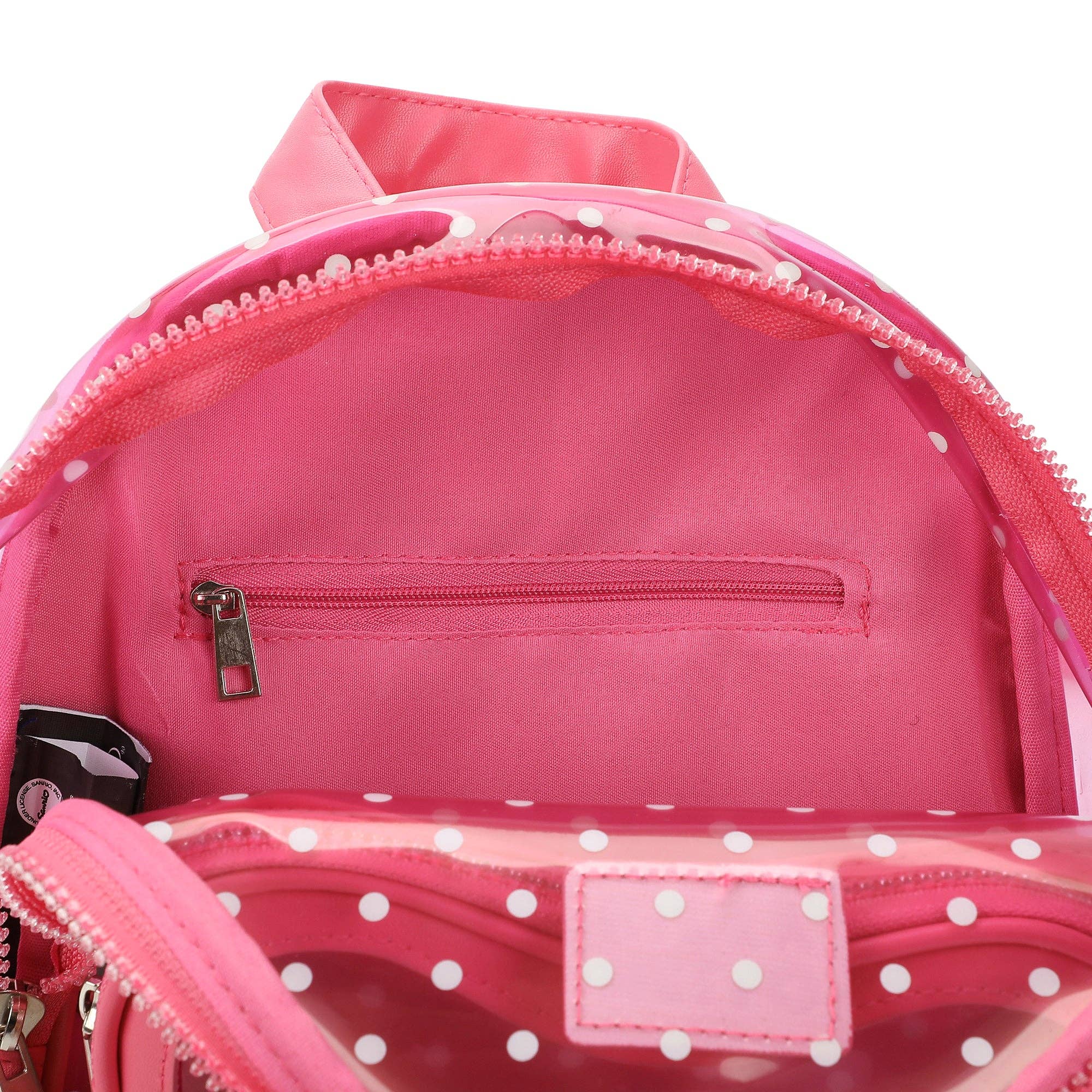 Bioworld Merchandising - Hello Kitty Peekaboo Heart Clear Mini Backpack