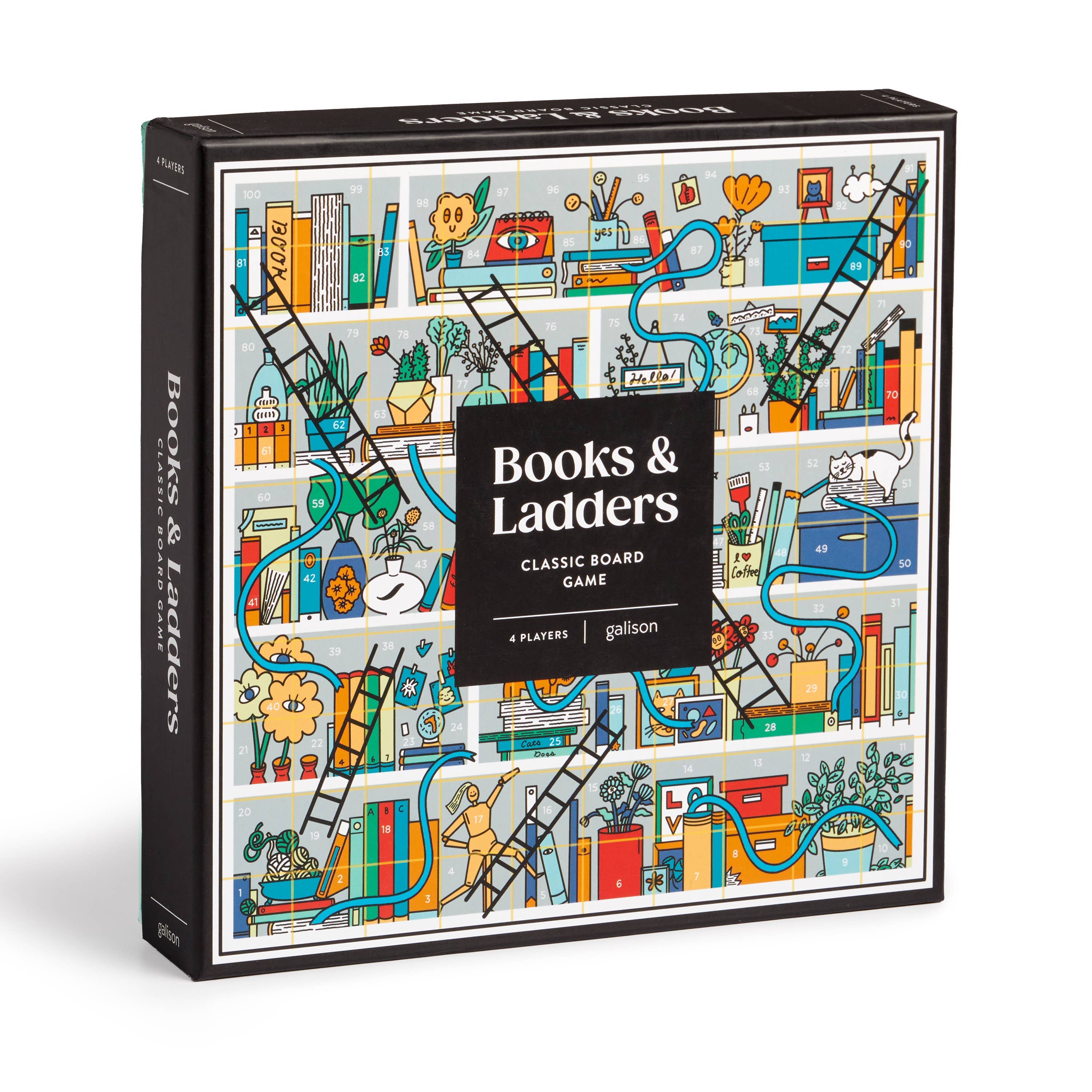 Chronicle Books - Books and Ladders Classic Board Game