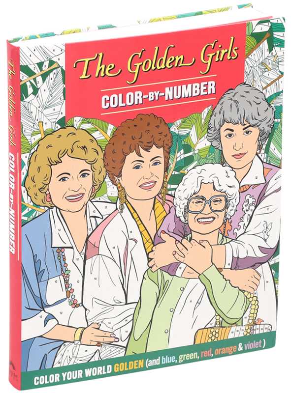 Simon & Schuster - Golden Girls Color-by-Number by Editors of Thunder Bay Press