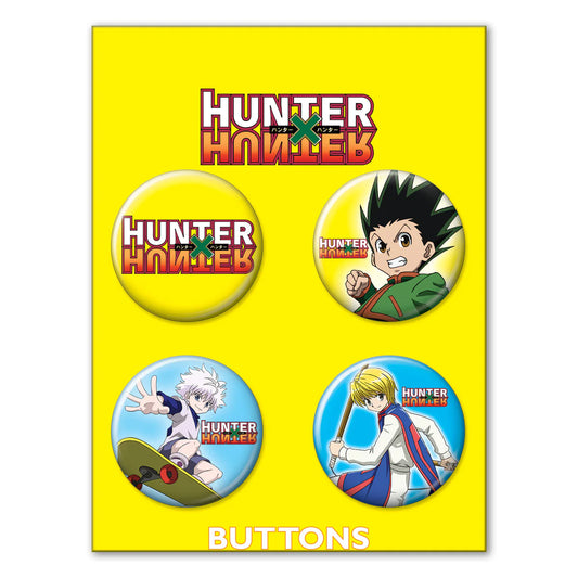 Hunter X Hunter 4-Button Set