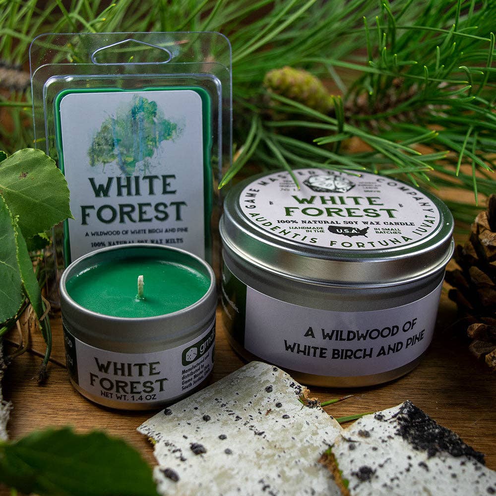 Game Master Dice - White Forest Gaming Candle