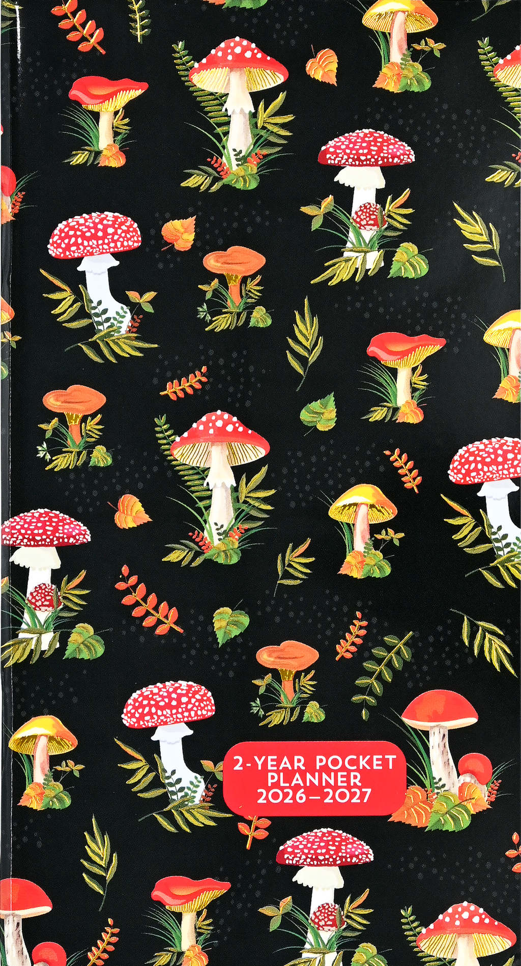 Peter Pauper Press - 2026-27 Mushrooms 2-Year Pocket Planner