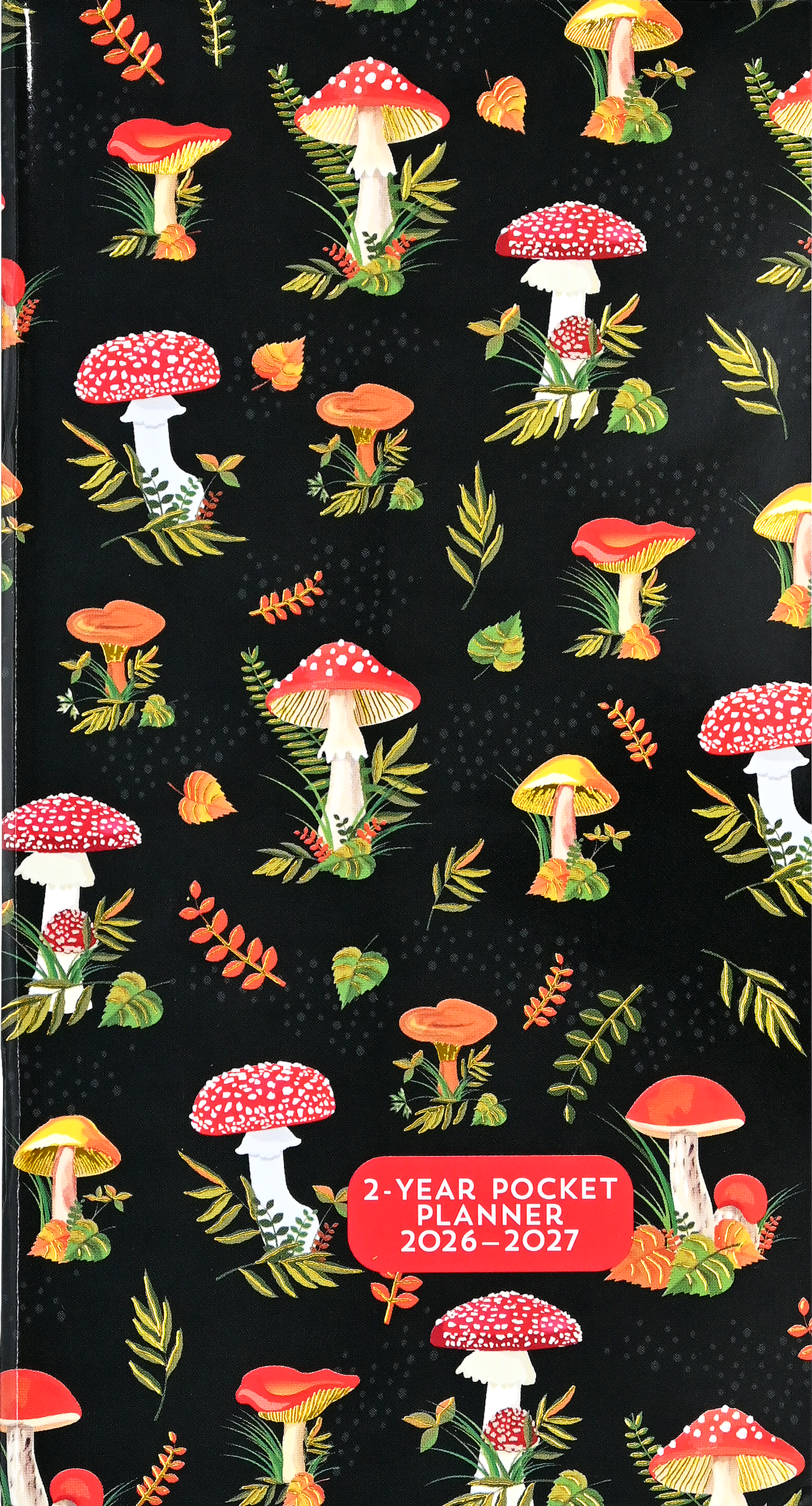 Peter Pauper Press - 2026-27 Mushrooms 2-Year Pocket Planner