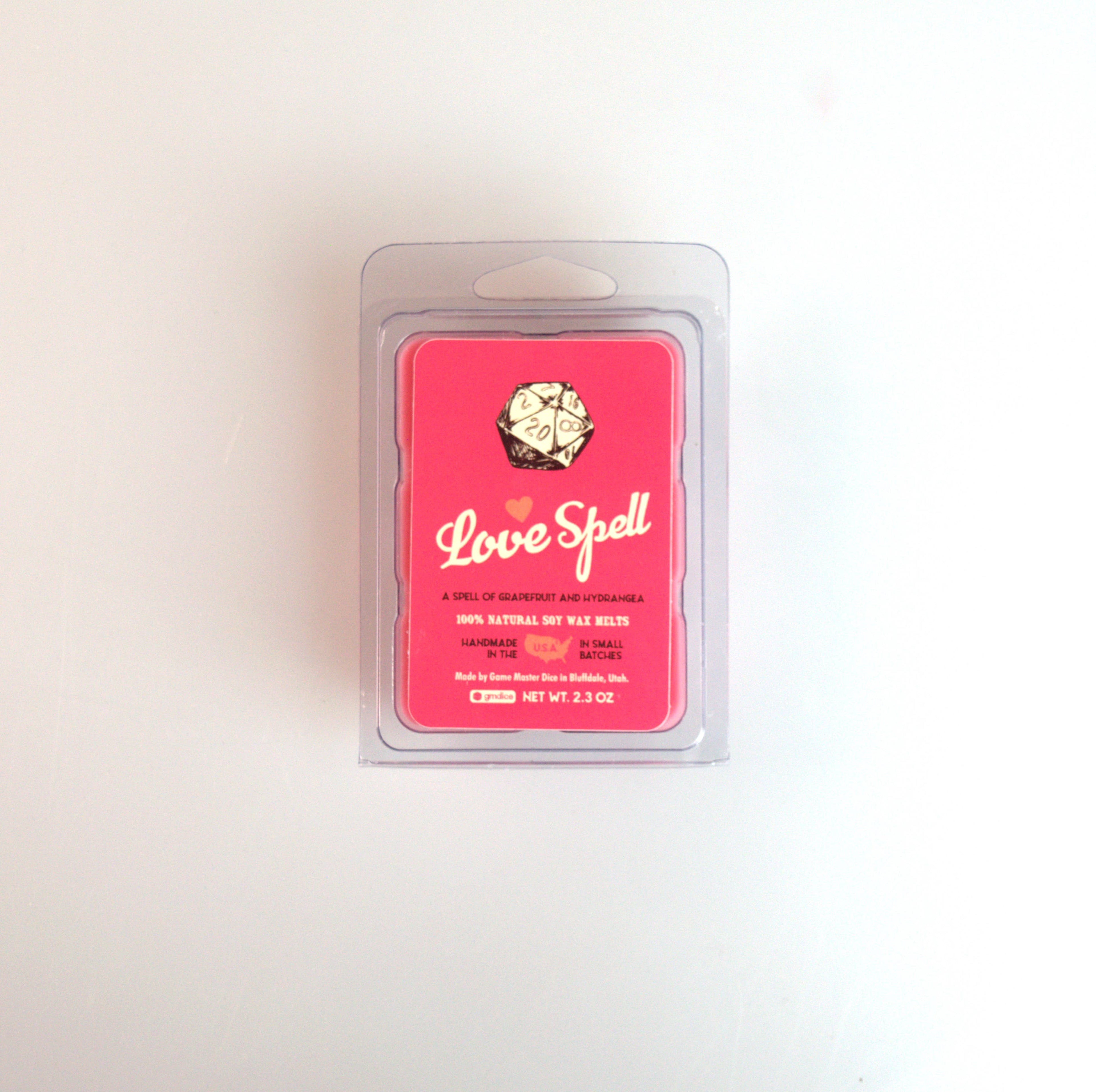 Game Master Dice - Love Spell Gaming Candle
