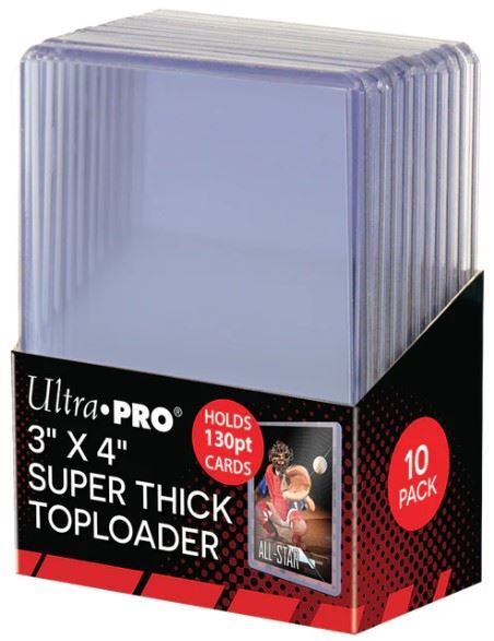 Ultra pro Super Thick Toploader Red Border