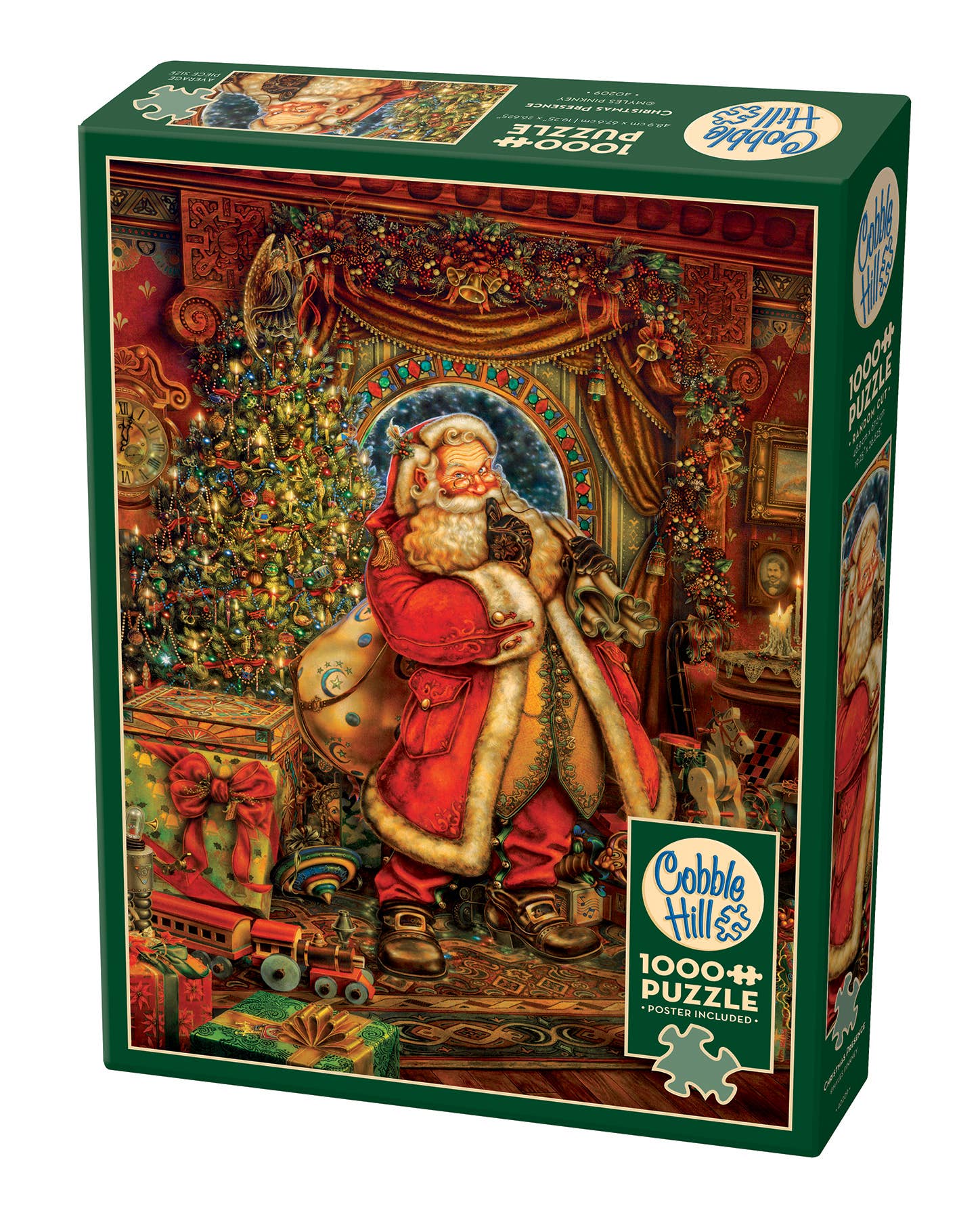 Outset Games and Cobble Hill Puzzles - Christmas Presence 1000pc puzzle