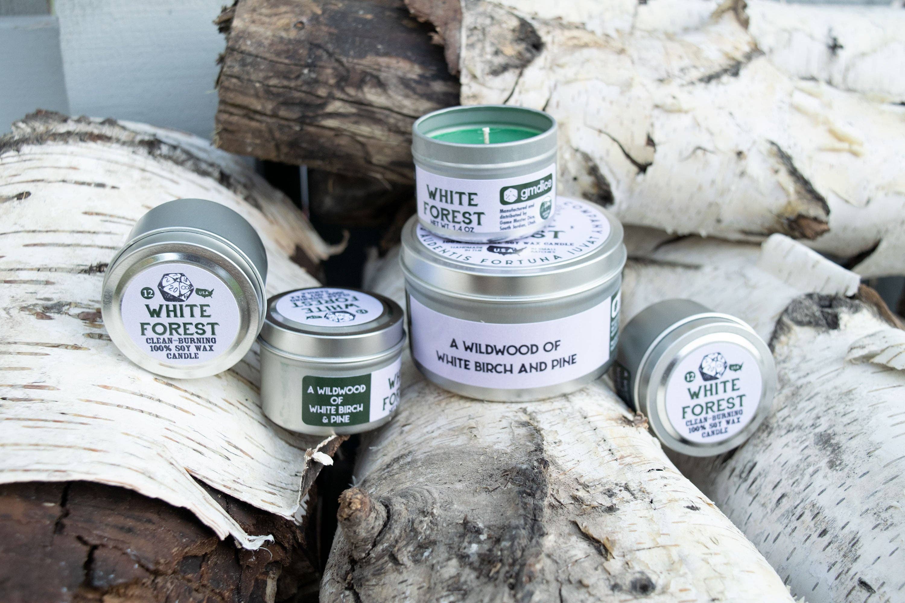 Game Master Dice - White Forest Gaming Candle